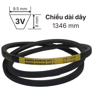 Dây curoa 3V530 giúp tối ưu hóa khả năng bám dính