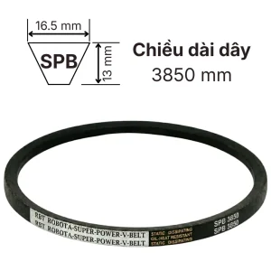 Dây curoa SPB 3850 giúp tối ưu hóa hiệu suất vận hành