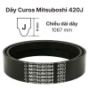 Dây curoa đa rãnh 420J thiết kế bền bỉ khả năng chịu lực và chống mài mòn vượt trội