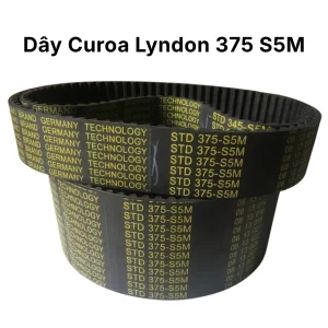 Dây curoa đai răng đồng bộ Lyndon 375 S5M chính hãng từ Đức vận hành ổn định khi chạy tải nặng