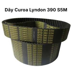 Dây curoa đai răng đồng bộ Lyndon 390 S5M chính hãng từ Đức vận hành linh hoạt chịu tải cao