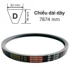 Dây curoa thang bản D mã D310 được thiết kế với lớp vật liệu chịu lực cường độ cao