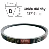 Dây đai thang D540 chuyên dụng cho các loại máy móc công nghiệp hạng nặng