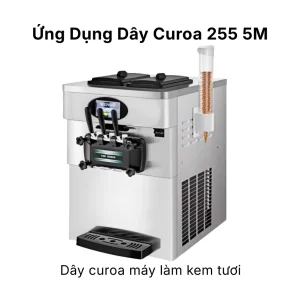 Ứng dụng dây curoa 255 5M máy làm kem tươi
