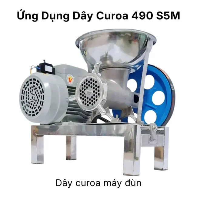 Ứng dụng dây curoa 490 S5M máy đùn